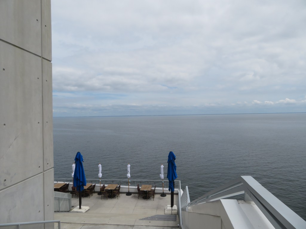 A view from the fourth floor of the new pier head building St Pete Beach
