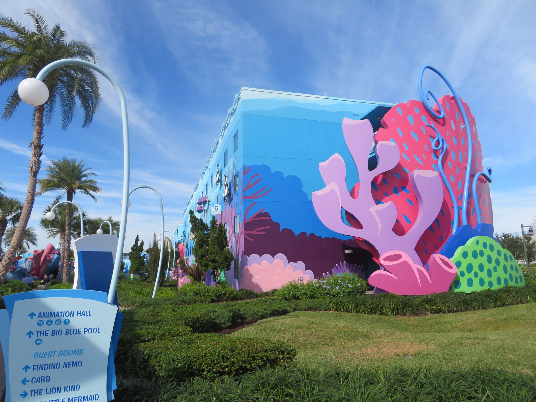 Accommodations themed around Finding Nemo