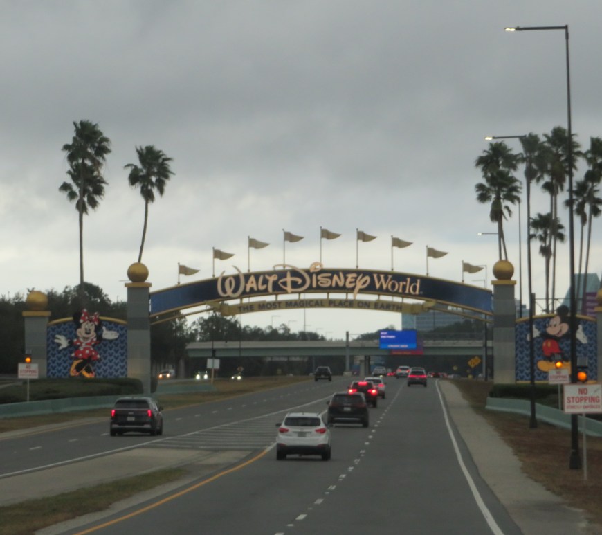 Entering Walt Disney World