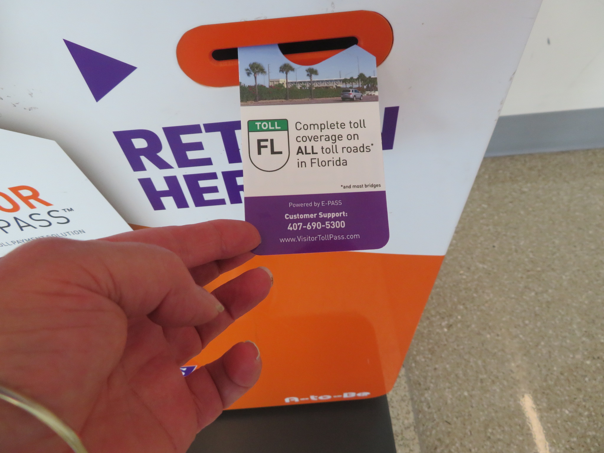Orlando Visitor Toll Pass